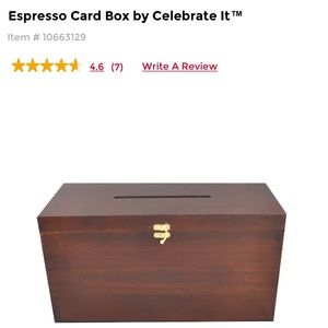 Wedding card box